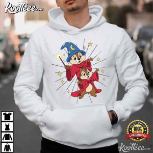 Disney Magic Kingdom Sorcerer Chip And Dale Wizard T Shirt (3)