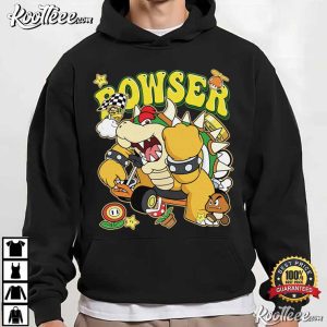 Super Mario Bowser Kart Racing Nintendo World T Shirt (4)