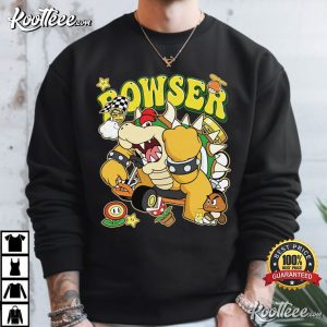 Super Mario Bowser Kart Racing Nintendo World T Shirt (1)