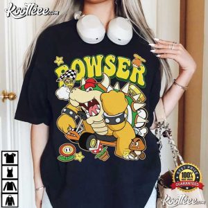 Super Mario Bowser Kart Racing Nintendo World T Shirt (2)