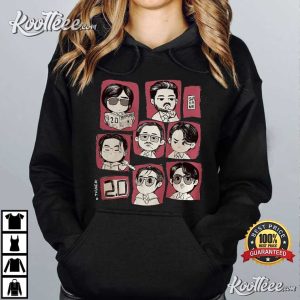 BTS Arirang Tour 2026 Cute Group Chibi Fan Gift T Shirt (2)