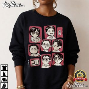 BTS Arirang Tour 2026 Cute Group Chibi Fan Gift T Shirt (3)