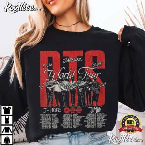 BTS World Tour 2026 Arirang Vintage Kpop ARMY Merch T Shirt (1)