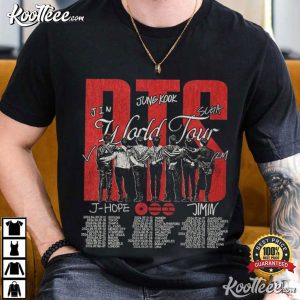 BTS World Tour 2026 Arirang Vintage Kpop ARMY Merch T Shirt (2)