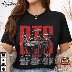 BTS World Tour 2026 Arirang Vintage Kpop ARMY Merch T Shirt (3)