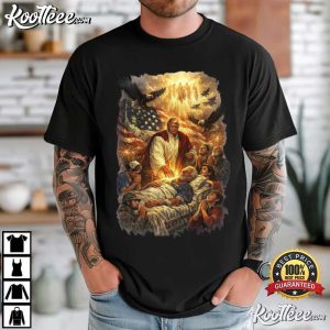 America Funny Trump Jesus Political Meme T Shirt (1)