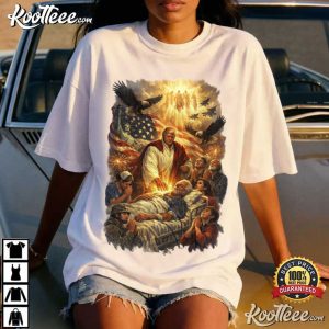 America Funny Trump Jesus Political Meme T Shirt (2)