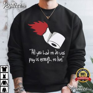 Anti Work All You Had To Do Was Pay Us Enough To Live T Shirt (4)