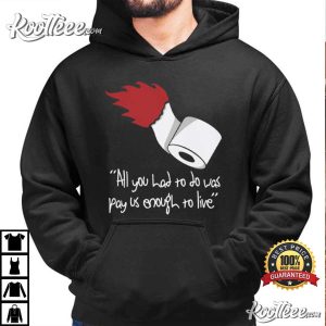 Anti Work All You Had To Do Was Pay Us Enough To Live T Shirt (3)