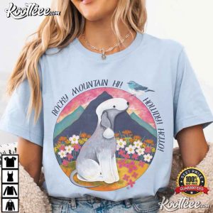 Bedlington Terrier Rocky Mountain Hi Logo T-Shirt