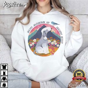 Bedlington Terrier Rocky Mountain Hi Logo T Shirt (2)