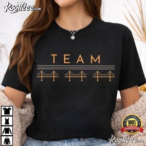 Team Bridges Icon Logo Graphic T Shirt (2)