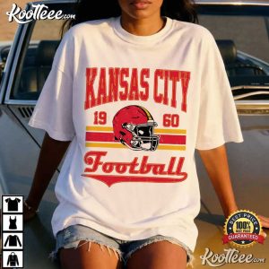Kansas City Football Retro Game Day Fan Gift T Shirt (1)