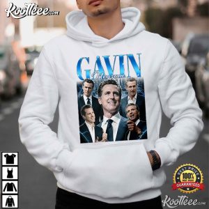Gavin Newsom 40th Governor California Bear Vintage T Shirt (3)