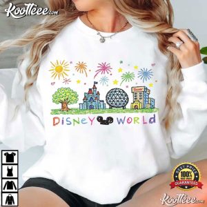 Disney World Icons 4 Parks 1 Day T Shirt (4)