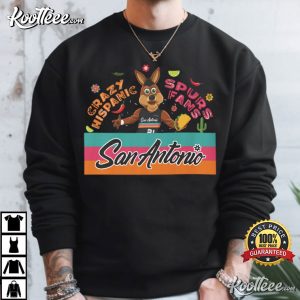 Crazy Hispanic San Antonio Spurs Fan Game Day Fan T Shirt (1)
