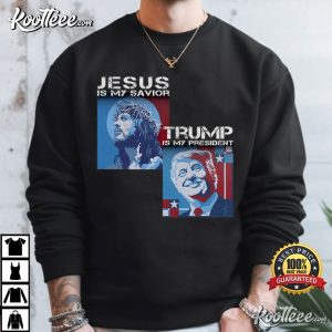 Trump Jesus Humor Patriotic Leader Healing Patriot T Shirt (4)
