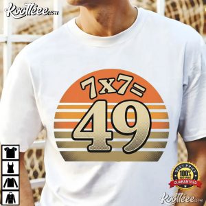 7x7 Gen Z Viral Math Meme T Shirt (2)