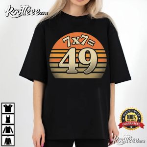 7x7 Gen Z Viral Math Meme T Shirt (3)