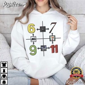Six Seven Nine Eleven Meme T Shirt (2)