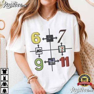 Six Seven Nine Eleven Meme T Shirt (3)