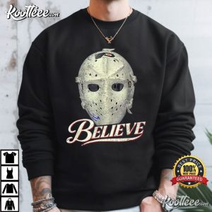 Philadelphia Flyers Believe Vintage Jason Mask T Shirt (3)