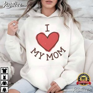 I Love My Mom Kids Cute Mother's Day T Shirt (3)