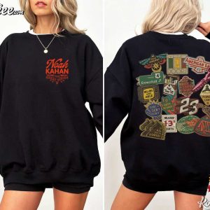 Noah Kahan The Divide Tour I'll Leave Porch Light On Concert T Shirt (2)