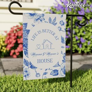 Mother's Day Nonna Nonno Grandparents Personalized Flag (3)