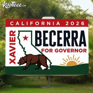Xavier Becerra 2026 California Governor Election Campaign Flag (3)