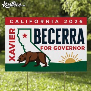 Xavier Becerra 2026 California Governor Election Campaign Flag (2)