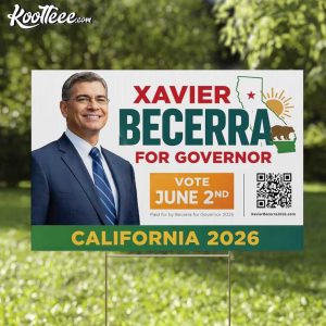 Xavier Becerra 2026 California Governor Political Campaign Flag (1)