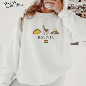 Bolivia South America Souvenir Embroidered Sweatshirt (3)