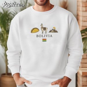 Bolivia South America Souvenir Embroidered Sweatshirt (2)
