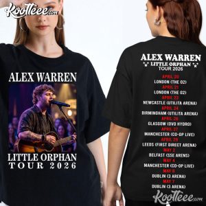 Alex Warren Little Orphan Tour 2026 Music Fan T Shirt (1)