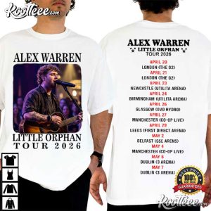 Alex Warren Little Orphan Tour 2026 Music Fan T Shirt (2)