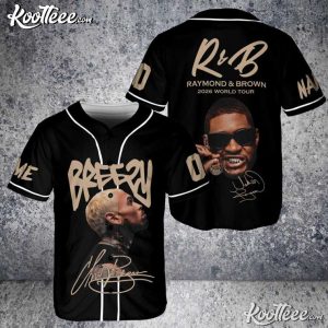 Raymond And Brown Chris Brown 2026 Concert Tour Baseball Jersey (1)