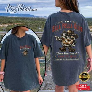 Ella Fella Club Cowboy Whiskey Western Country Concert T Shirt (1)
