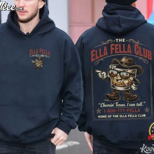 Ella Fella Club Cowboy Whiskey Western Country Concert T Shirt (3)