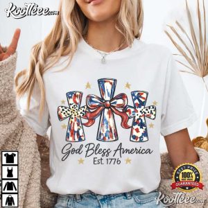 God Bless America 250th Anniversary USA Patriotic 4th Of July T Shirt (4)