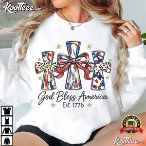 God Bless America 250th Anniversary USA Patriotic 4th Of July T Shirt (1)