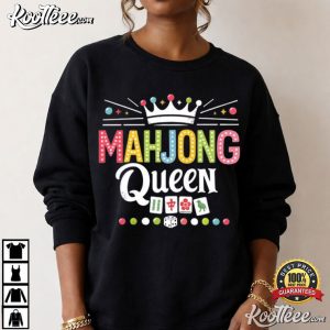 Mahjong Queen Funny Mahjong Lover T Shirt (1)