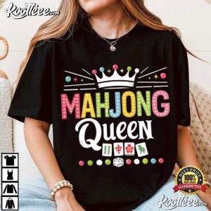Mahjong Queen Funny Mahjong Lover T Shirt (2)