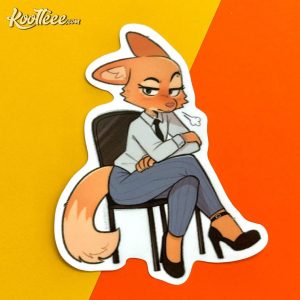 Diane Foxington The Bad Guys Sticker 1