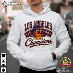 Basketball 2026 Champions Los Angeles Game Day T Shirt (2)