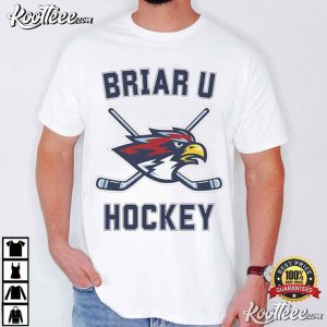 Briar U Hockey Hawk Mascot Sports T Shirt (1)