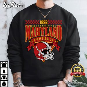 Maryland University College Football Game Day Retro T Shirt (4)