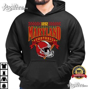 Maryland University College Football Game Day Retro T Shirt (1)