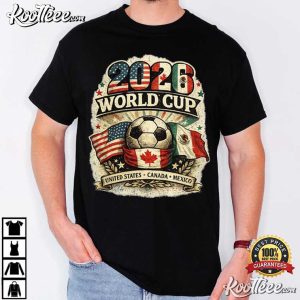 Soccer 2026 World Cup USA Canada Mexico T Shirt (2)