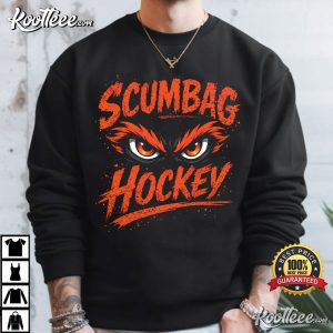 Scumbag Hockey Orange Eyes Funny T Shirt (1)